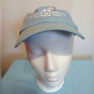 Blue Cotton Baseball Hat with RMNP Embroidered Logo